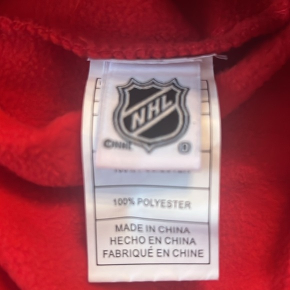 Adidas NHL Carolina Hurricanes red hoodie sweatshirt, unisex sz 2XL - Picture 8 of 9